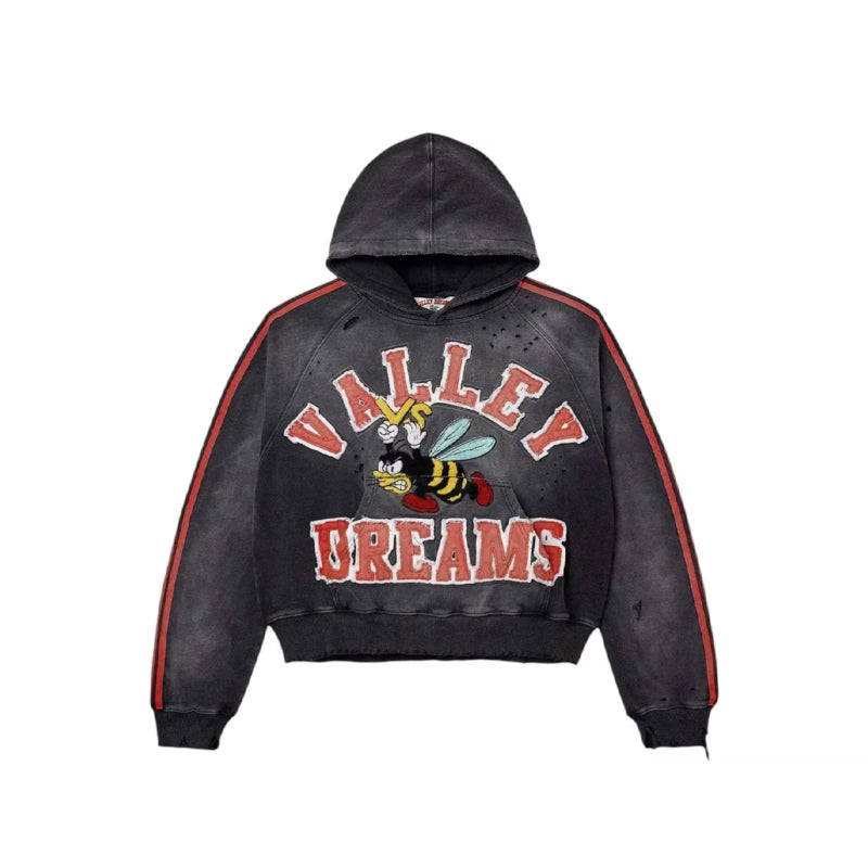 Vale Forever Anthem Pullover Hoodie Black/Red
