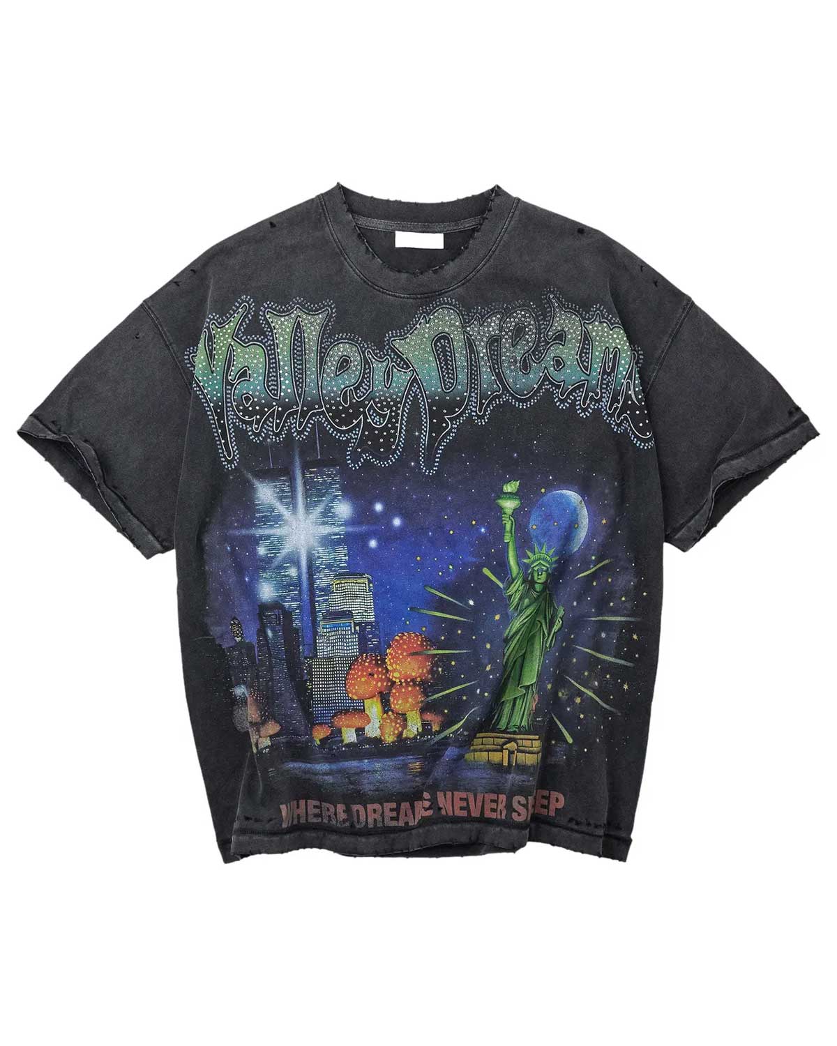 Vale Forever Skyline Bling Tee 'Black'