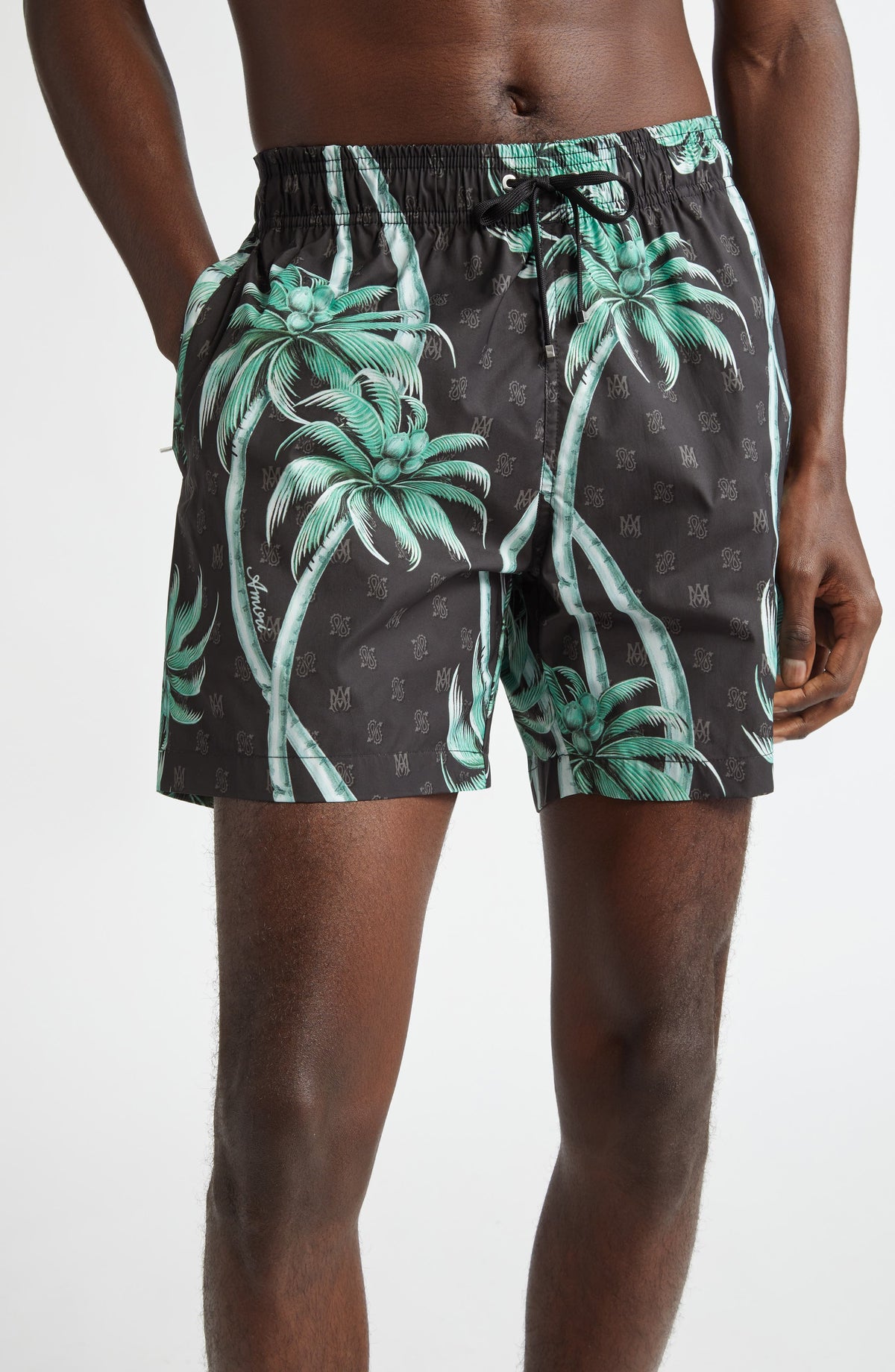 Amiri Twisted Palms Swim Trunks