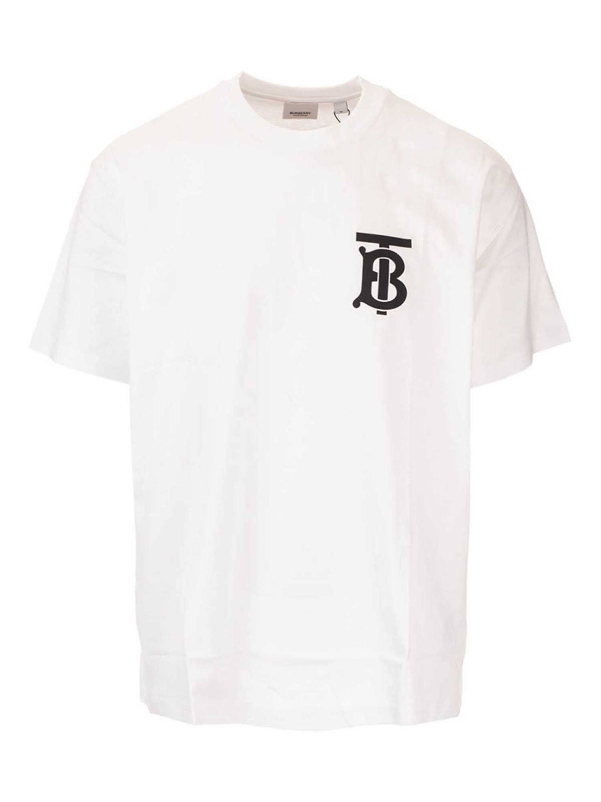 BURBERRY 8017485 Men's T-Shirt with TB Logo