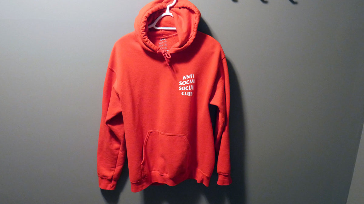 Anti Social Social Club Mind Games Hoodie Red
