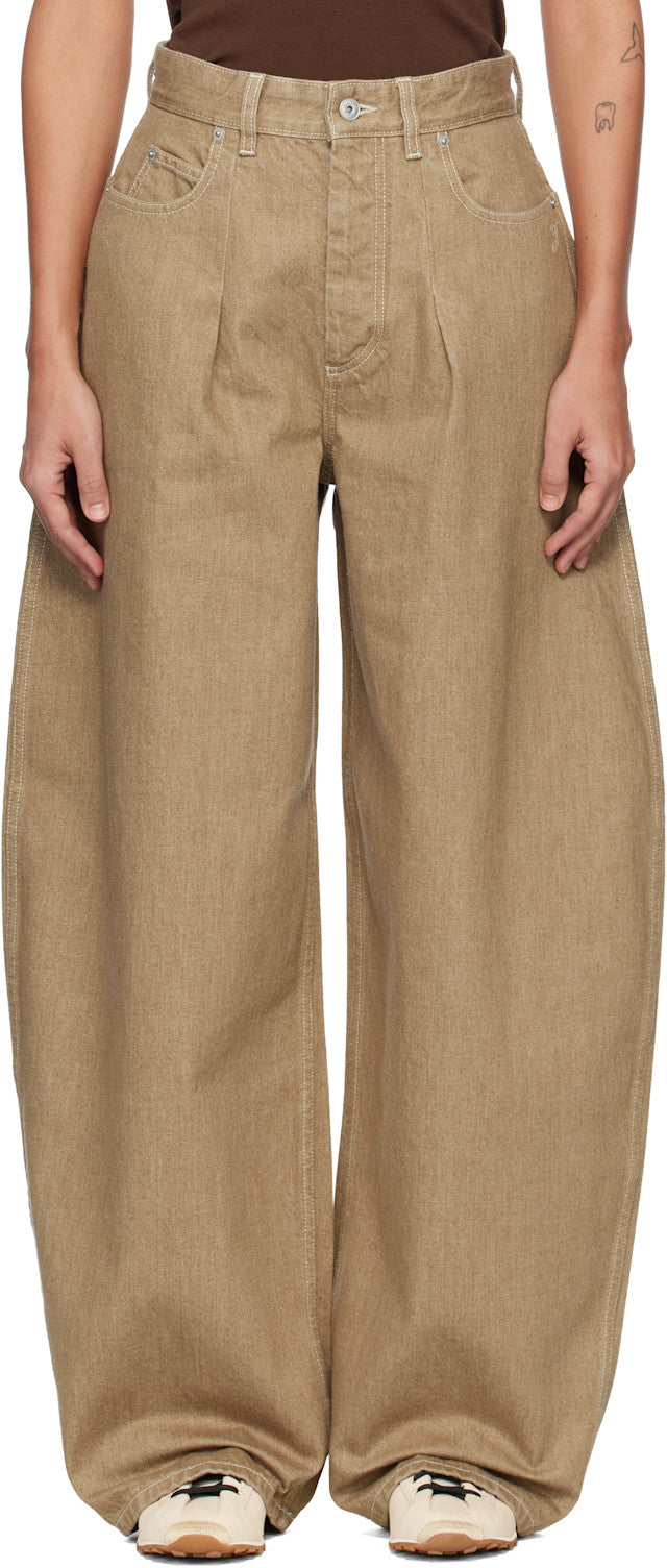 Jacquemus Big Back Logo Jean Tan