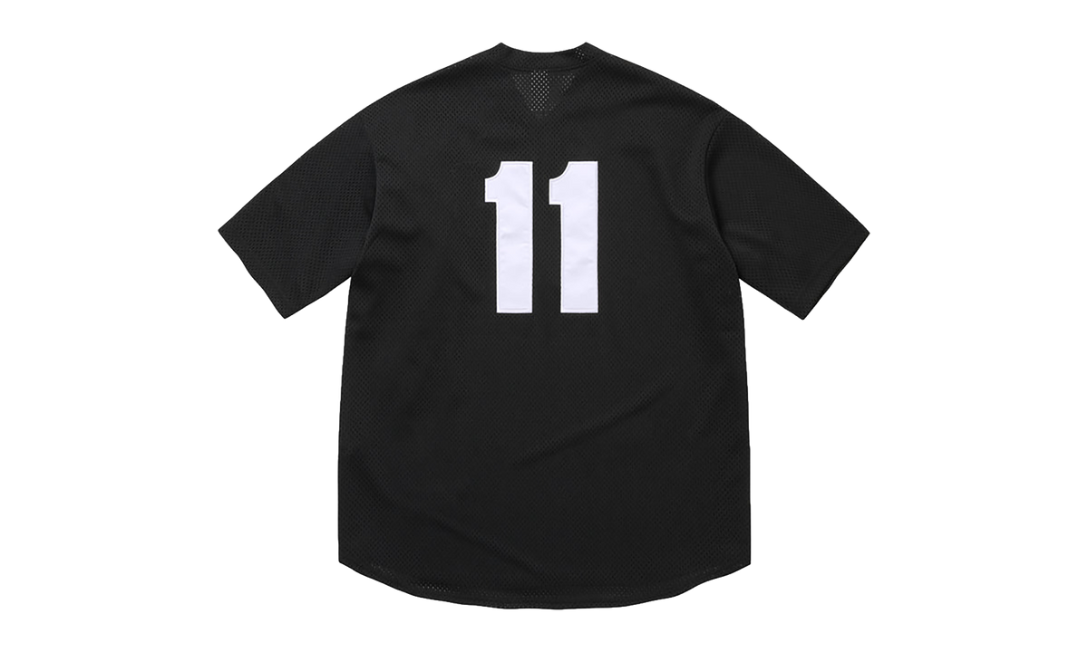 Supreme Japan Shop S Logo Baseball Henley Black