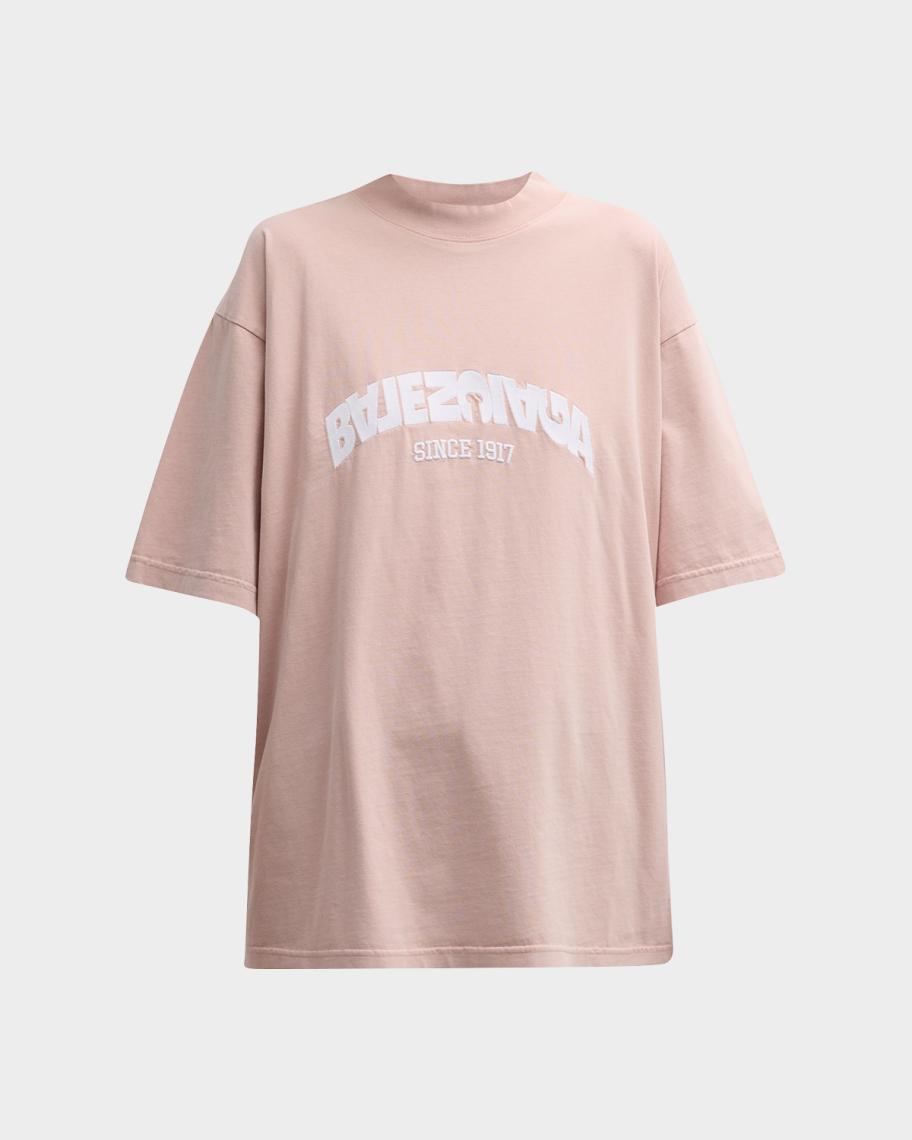 Balenciaga Back Flip Oversized Tee Black