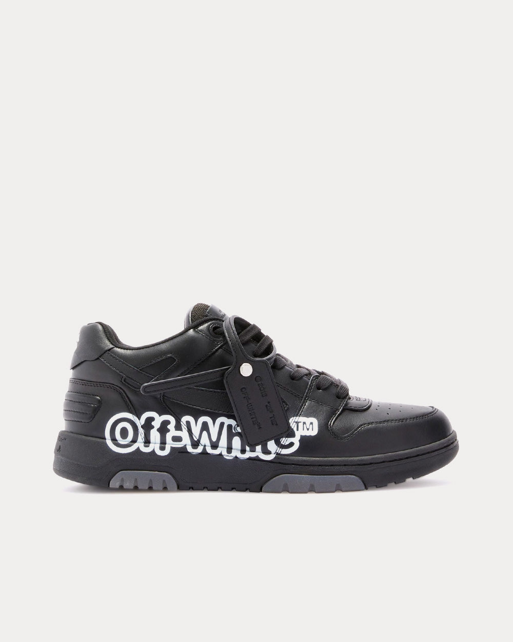 OFF-WHITE Out Of Office OOO Low Tops Black White (2025)