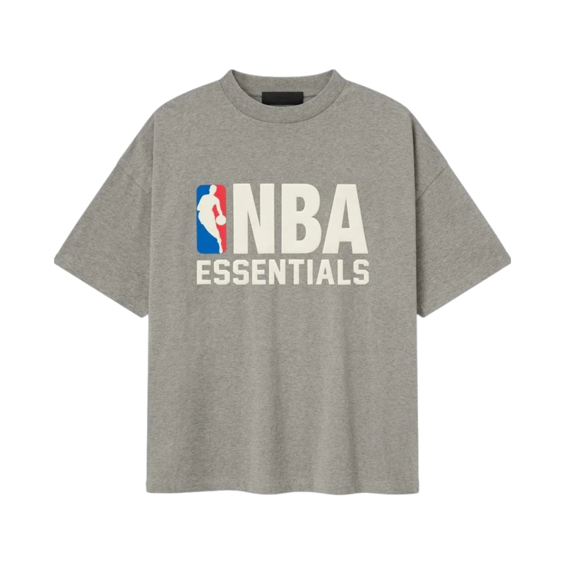 Fear of God Essentials NBA 90's Tee Concrete Heather