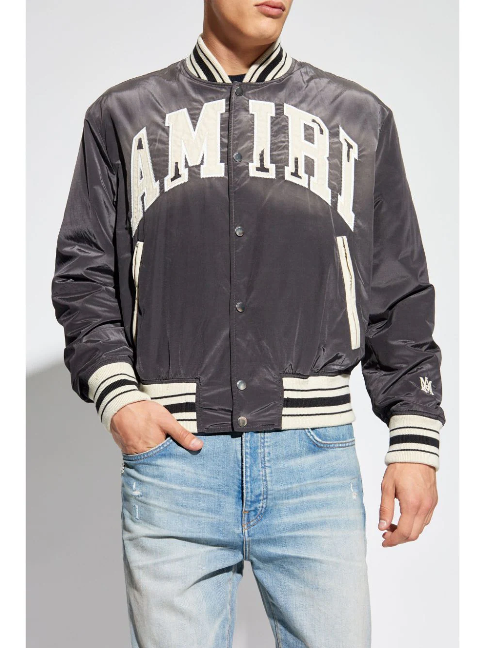Amiri MA Sunfaded Black Jacket