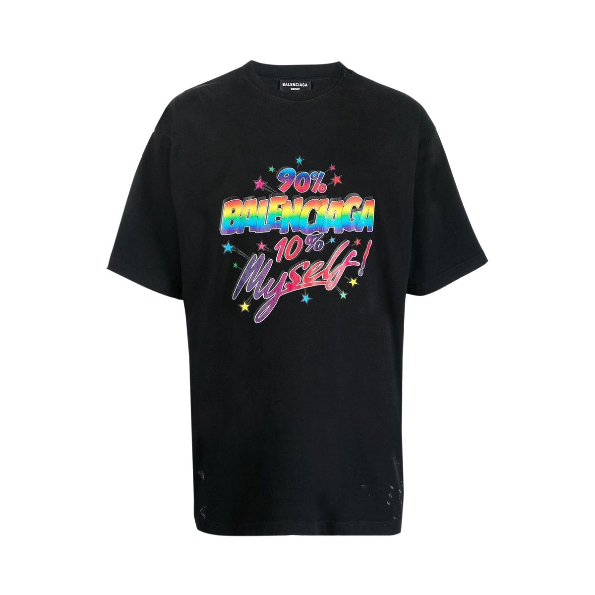 Balenciaga Political Campaign Large Fit T-shirt Black