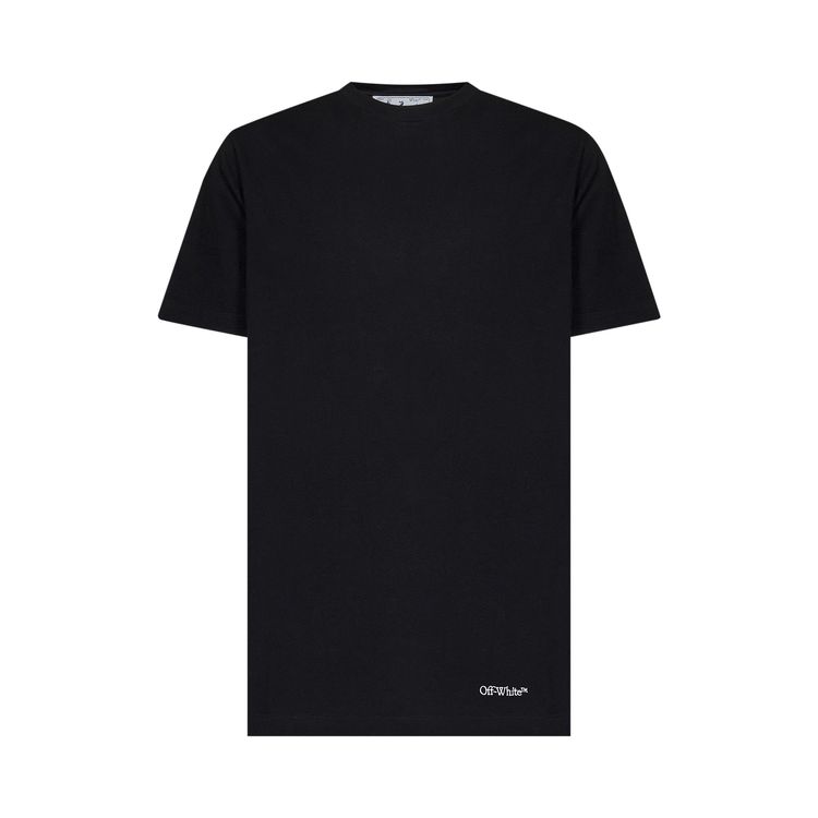 OFF-WHITE Scribble Diagonal Skate Short Sleeve T-shirt Black