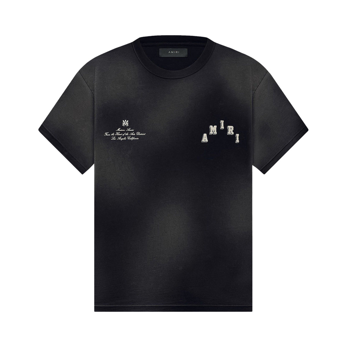 Amiri Vintage Collegiate Tee Black