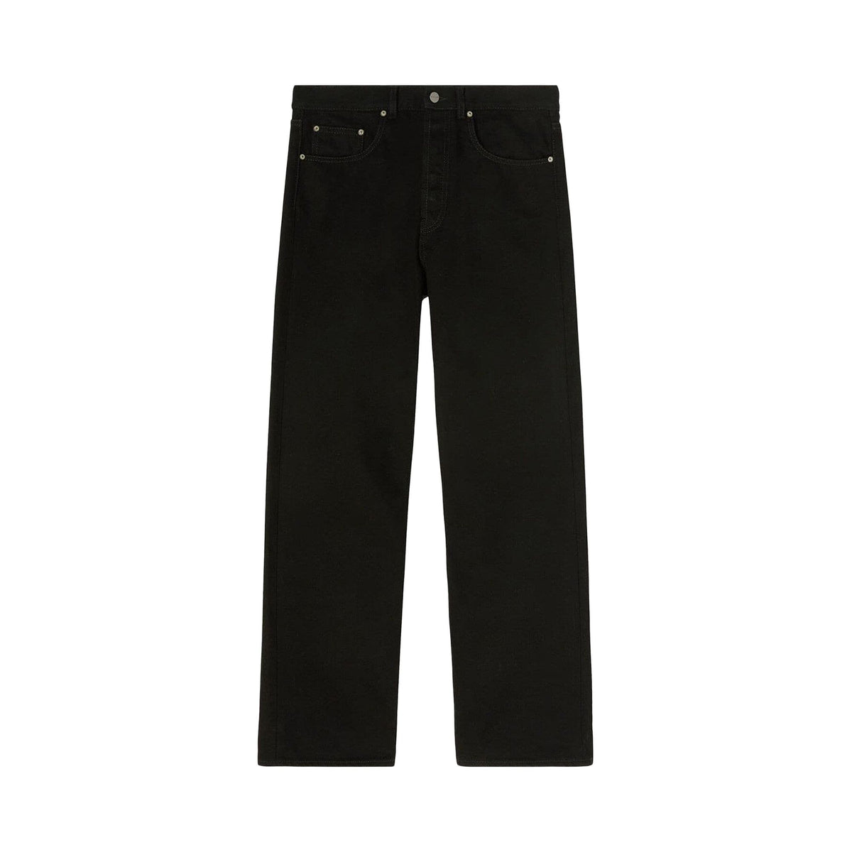 LOGO 5 POCKETS PANTS in black - Palm Angels