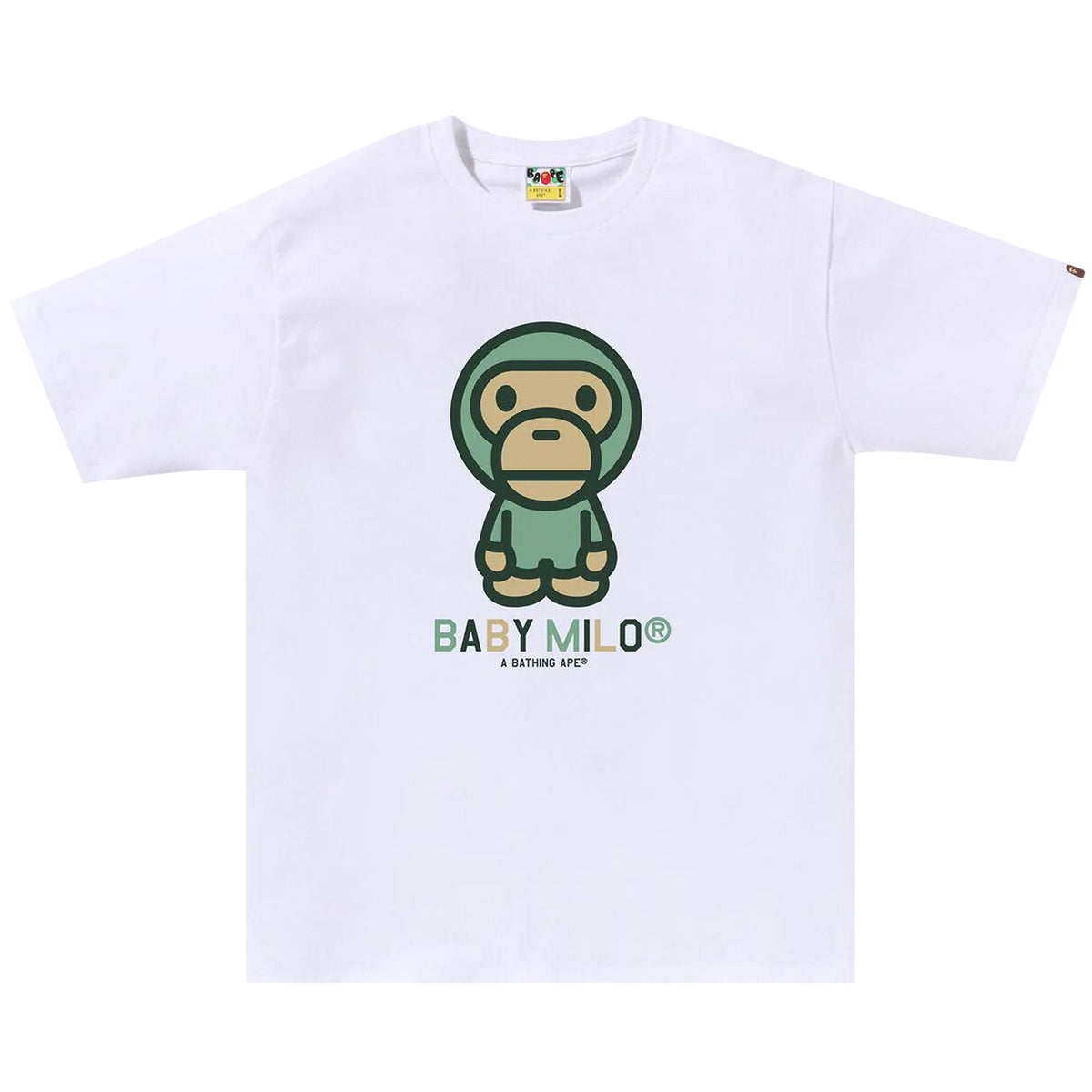 Bape Milo Multi Color Tee White