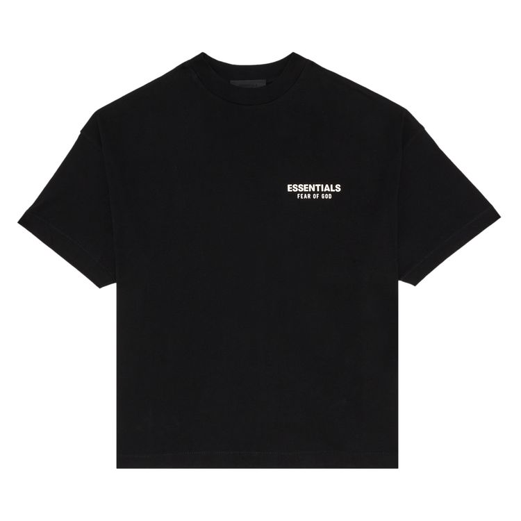 Fear of God Essentials Jersey Crewneck Tee 'Black'