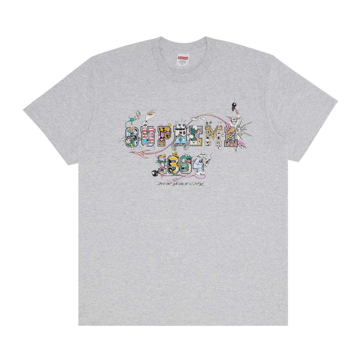 Supreme Varsity Tee Ash Grey