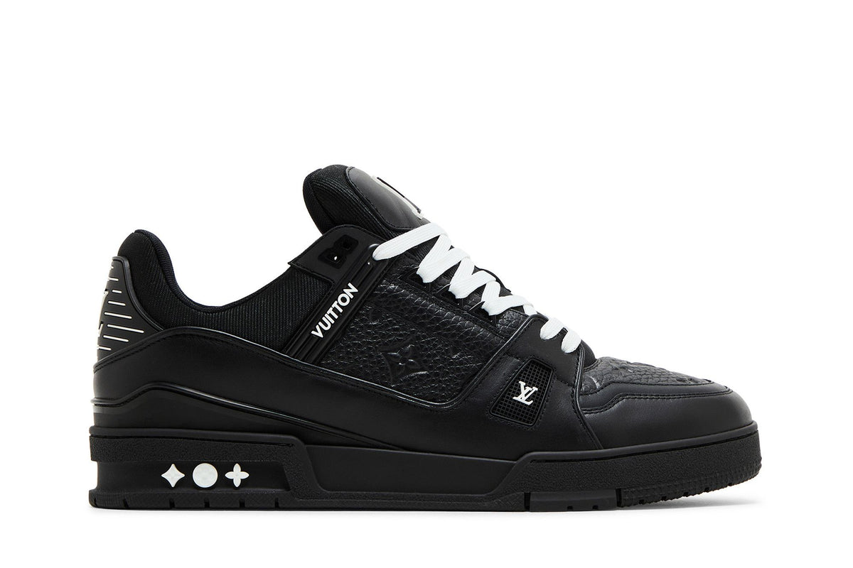 Louis Vuitton Trainer Black Embossed Monogram