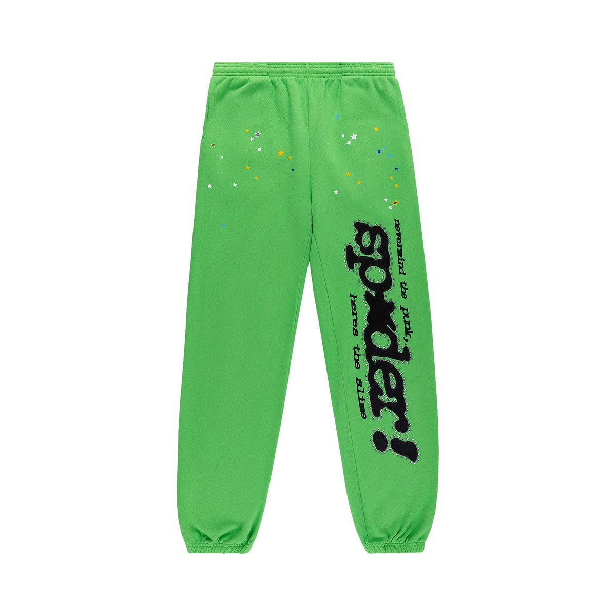 SP5DER Rhinestone Punk V2 track pants