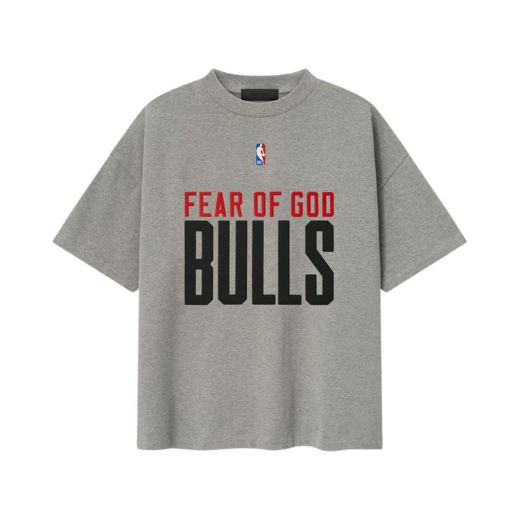 Fear of God Essentials Bulls 90's Tee Concrete Heather