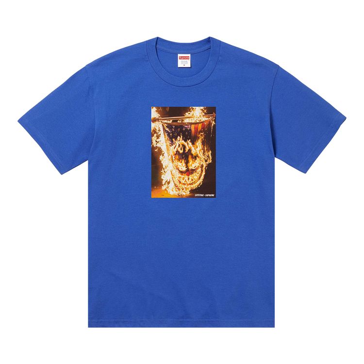 Supreme Spitfire Flag Tee Blue