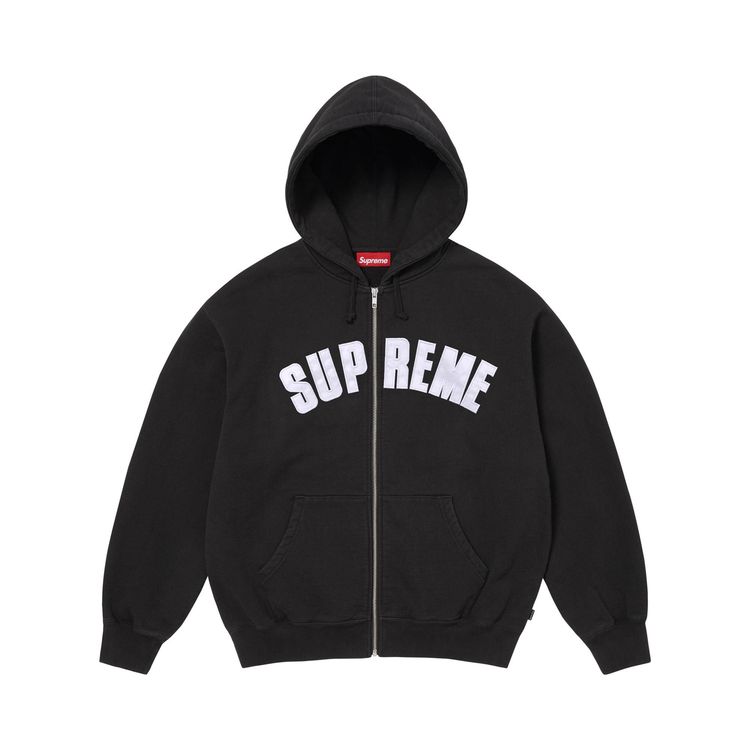 Supreme Larry Clark Zip Up Hooded Sweatshirt Black