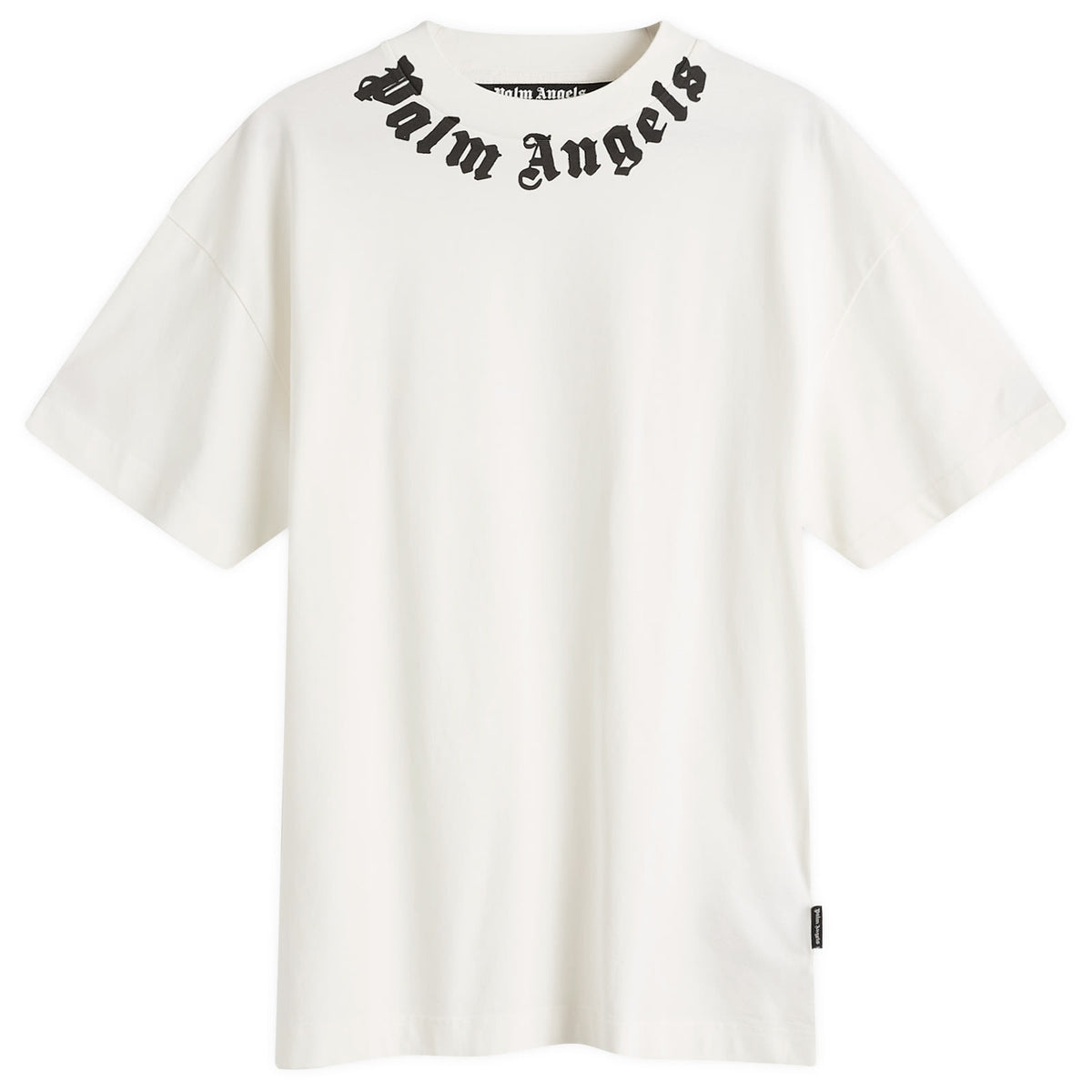 Palm Angels NECK LOGO TEE White