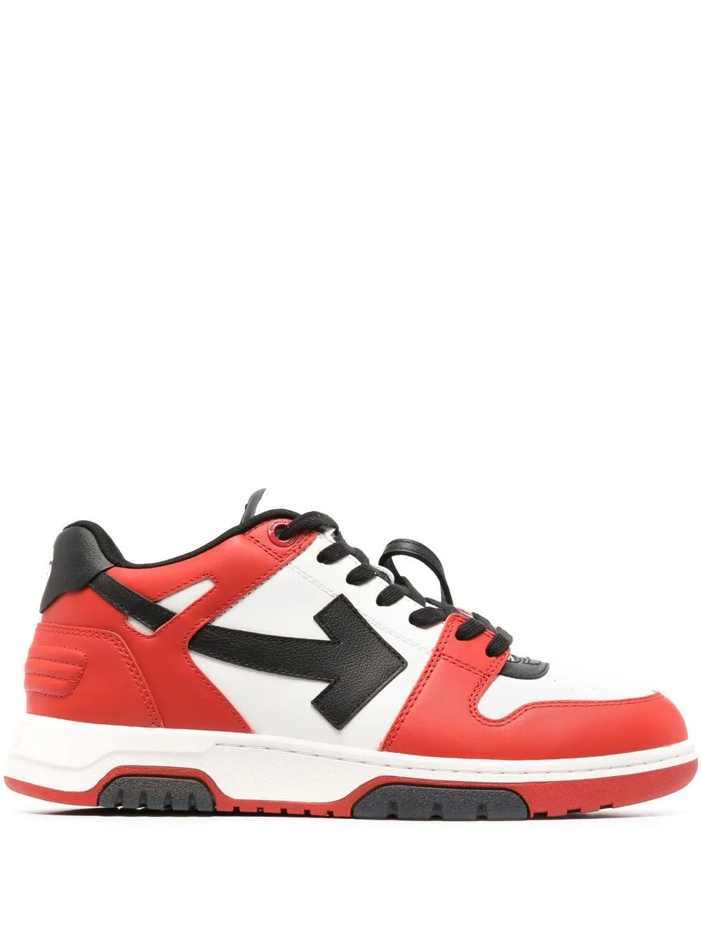 Off White Out Of Office Red Bright Leather