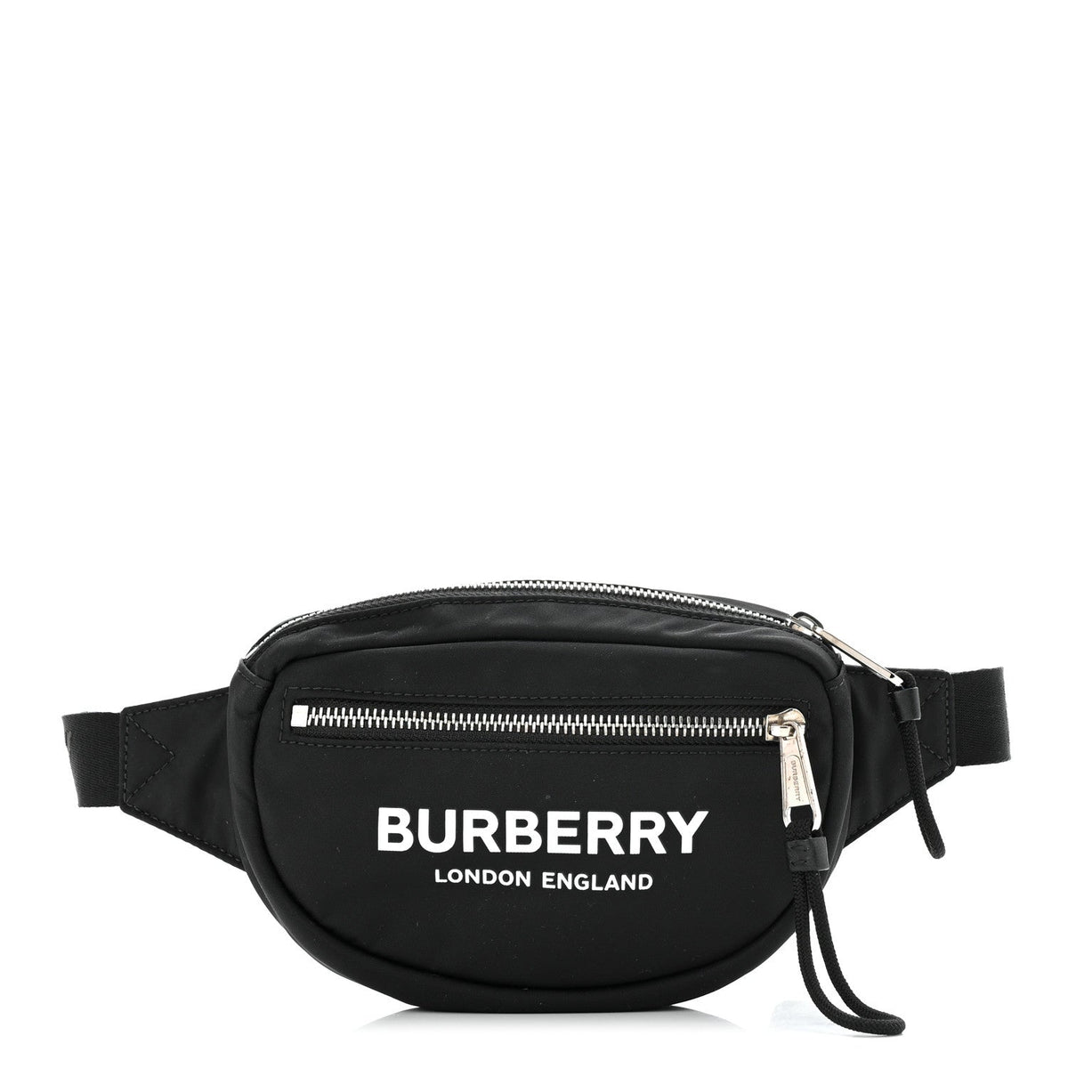 Burberry Logo Print Nylon Cannon Bum Bag Small Black