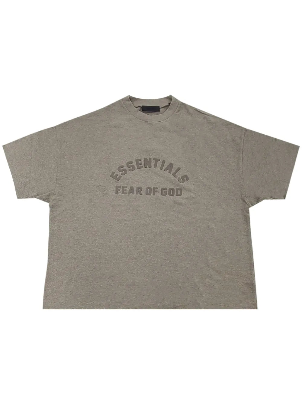 Fear Of God Essentials logo Print Cotton Jersey Grey