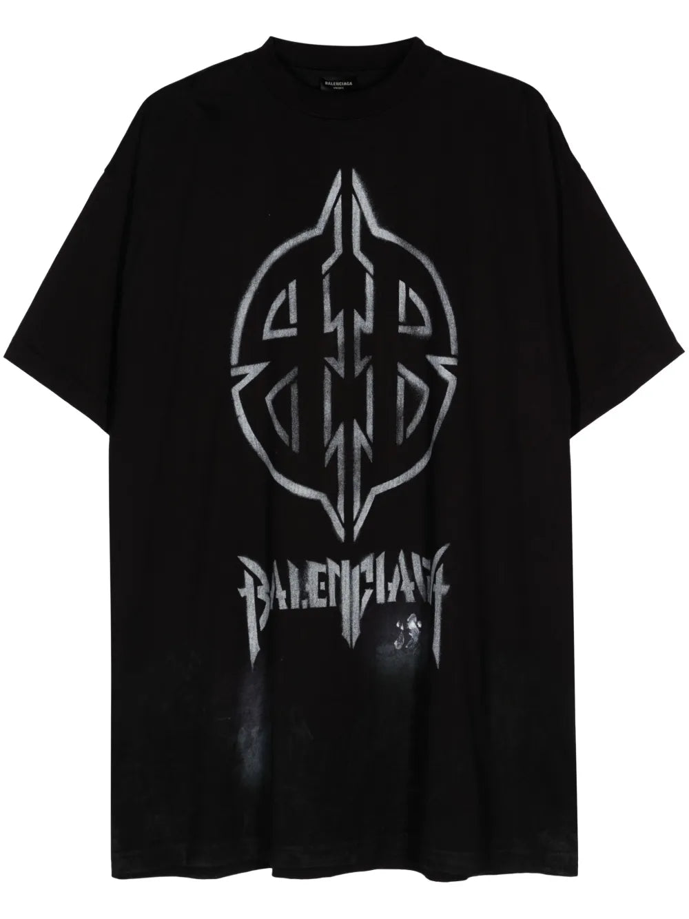 Balenciaga Metal BB Stencil Cotton T-shirt
