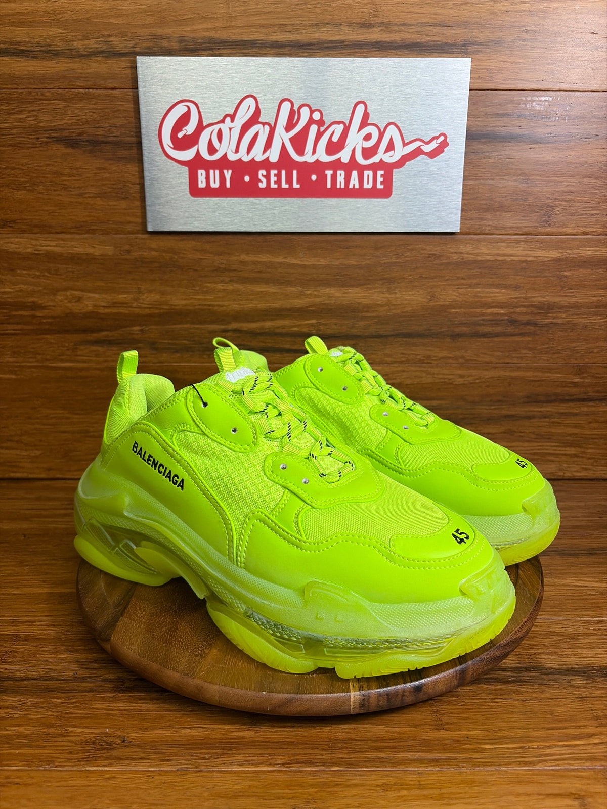 Balenciaga Triple S Clear Sole Fluo Yellow
