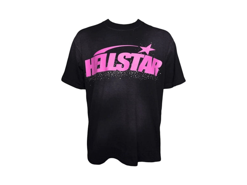 Hellstar Classic Rhinestone T-shirt Pink