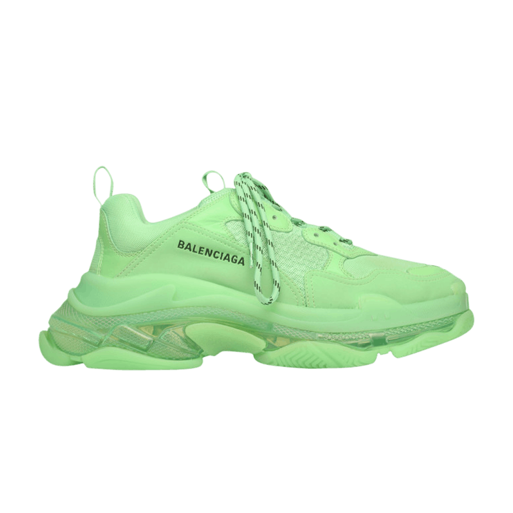 Balenciaga Triple S Neon Green Clear Sole