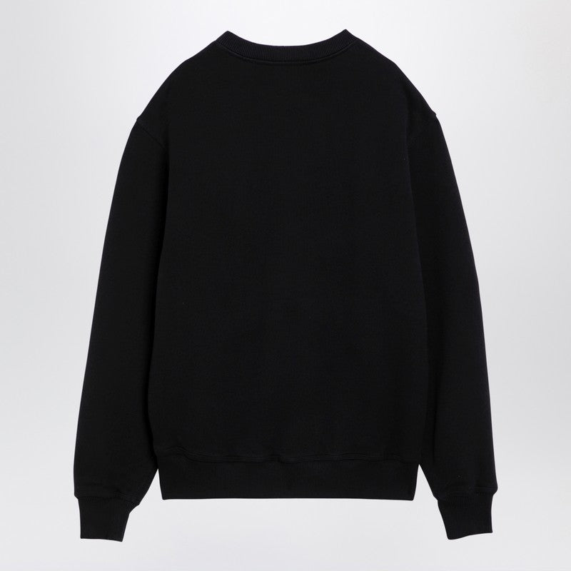 Burberry Crewneck Logo Stampled Logo Black