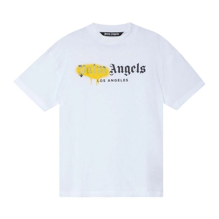 Palm Angels LA Spray Logo T-shirt White