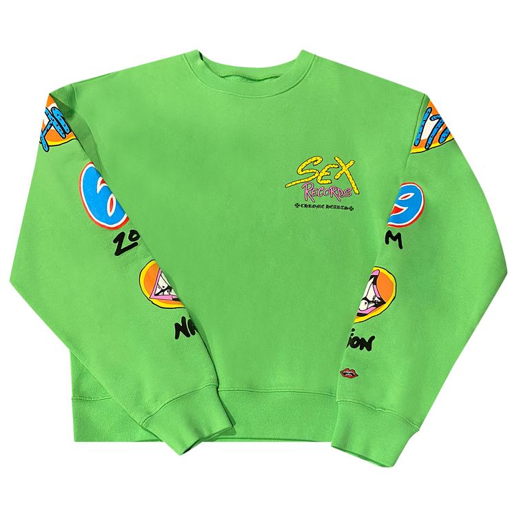 Chrome Hearts x Matty Boy Sex Records Crewneck 'Green'