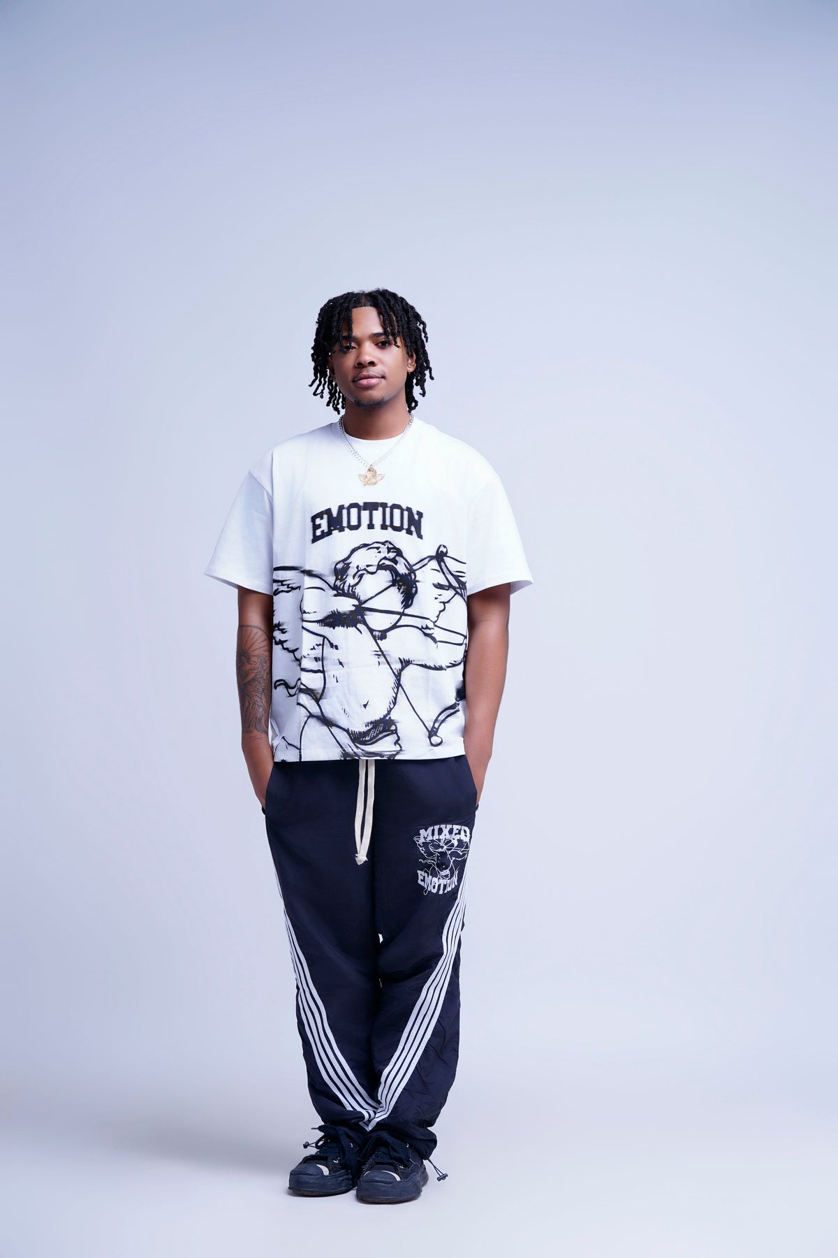 Mixed Emotions Black Comfort Sweatpants