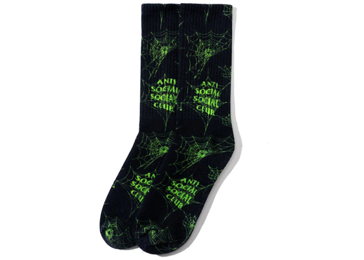 Anti Social Social Club Crawling In The Dark Socks Black
