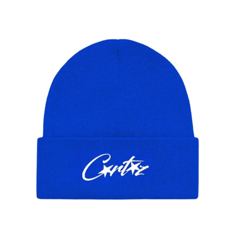 Corteiz Allstarz Folded Beanie 'Blue'