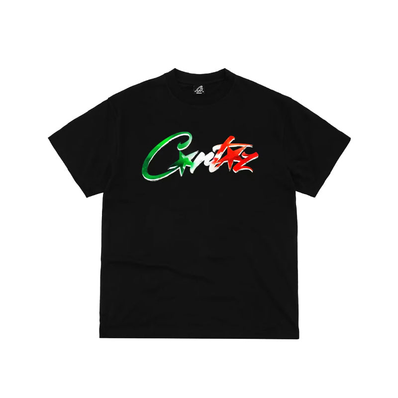 Corteiz Allstarz Italia Tee 'Black'