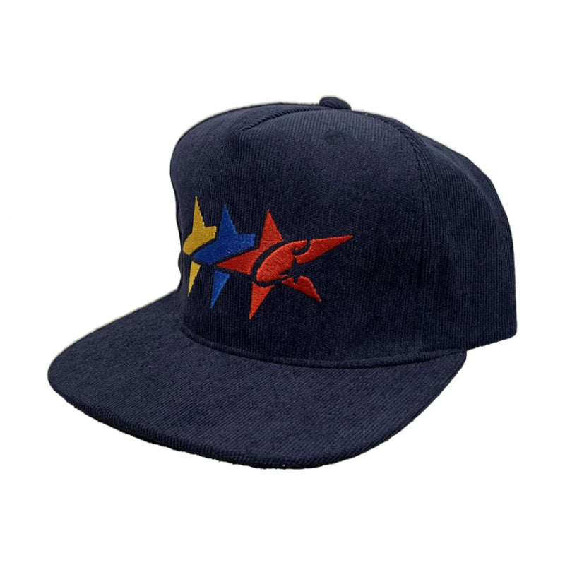 Corteiz C-Star Corduroy Trucker Hat Navy