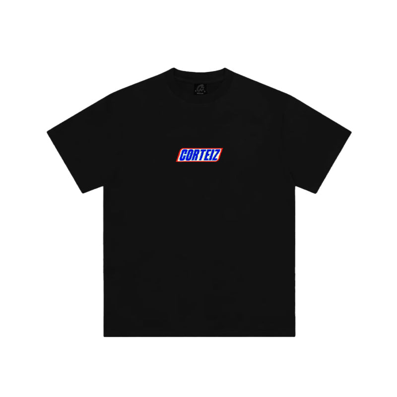 Corteiz Snickers Logo Tee Black