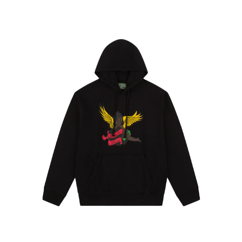 Denim Tears Black Cherub Hoodie Black