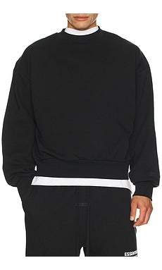 Fear of God Essentials Classic Crewneck Sweatshirt Black