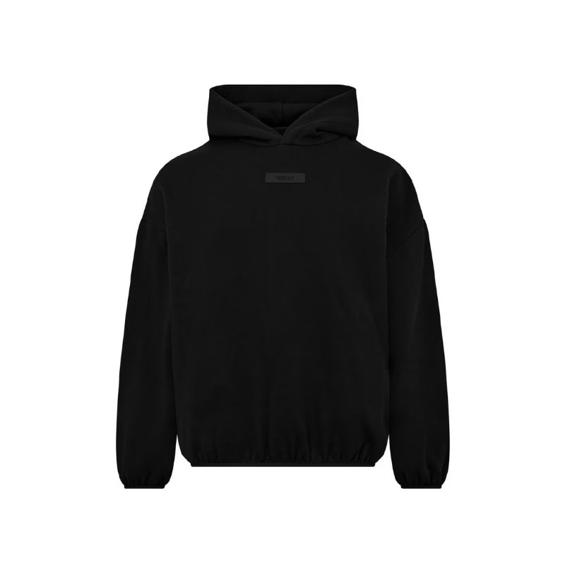 Essentials Jet Black Hoodie