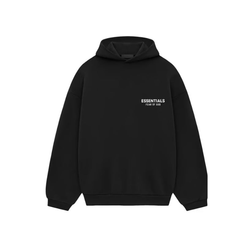 Fear of God Essentials Fleece Hoodie (FW24) Black
