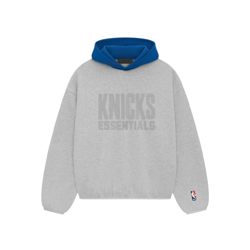 Fear of God Essentials NBA Knicks Hoodie Light Heather