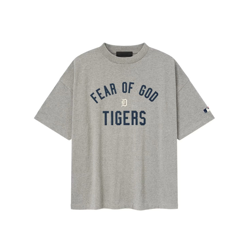 Fear of God Essentials Tigers 90's Tee Concrete Heather