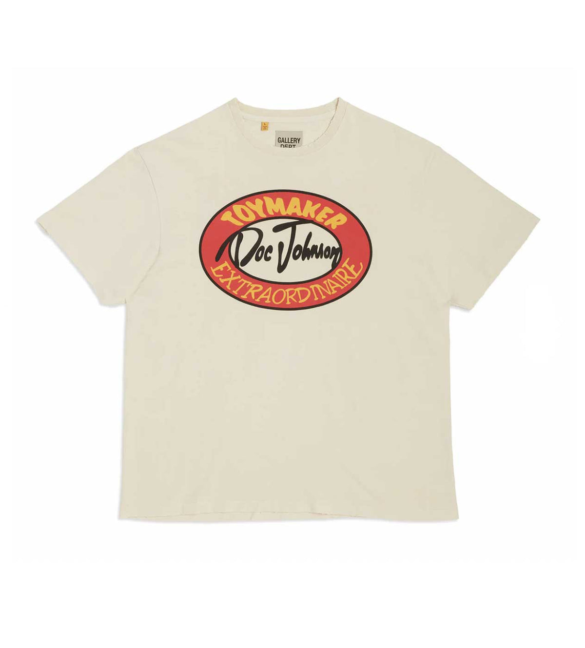 Gallery Dept. Toymaker Doc Johnson Tee Antique White/Cream
