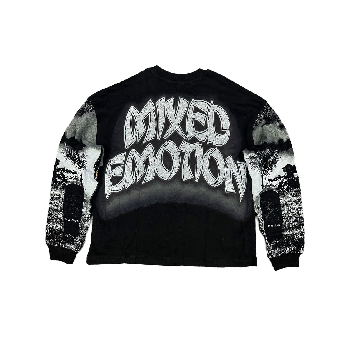 Mixed Emotions Tombstone L/S T-shirt Black