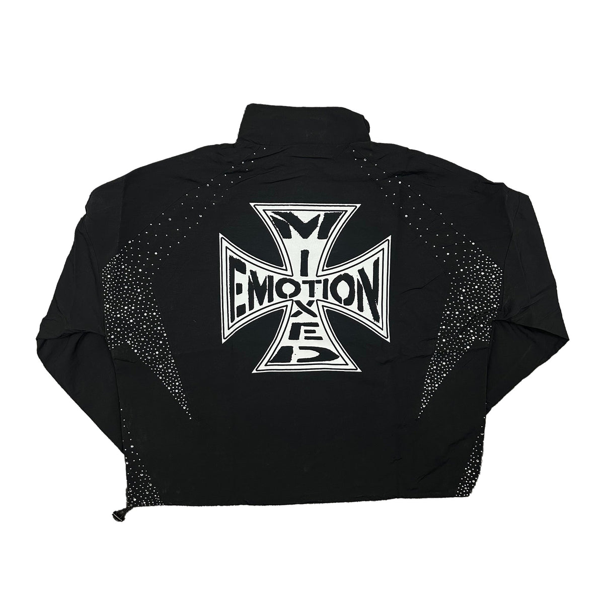 Mixed Emotion Mens Classic Nylon Jacket Black