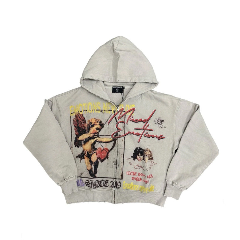 Mixed Emotion "Broken Halo" Hoodie (Sand)